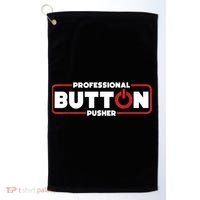 Machinist Professional Button Pusher, Machinist Golf Towel thumb 0