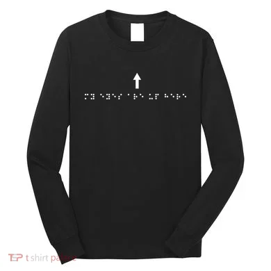 Marcus Pork Braille M.Y E.Y.E.S Are Up Here Long Sleeve Shirt