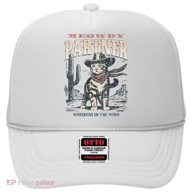 Meowdy Partner Cowboy Cat Vintage Hat