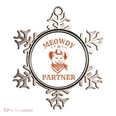 Meowdy Partner Cowboy Cat Vintage Cowboy Ornament