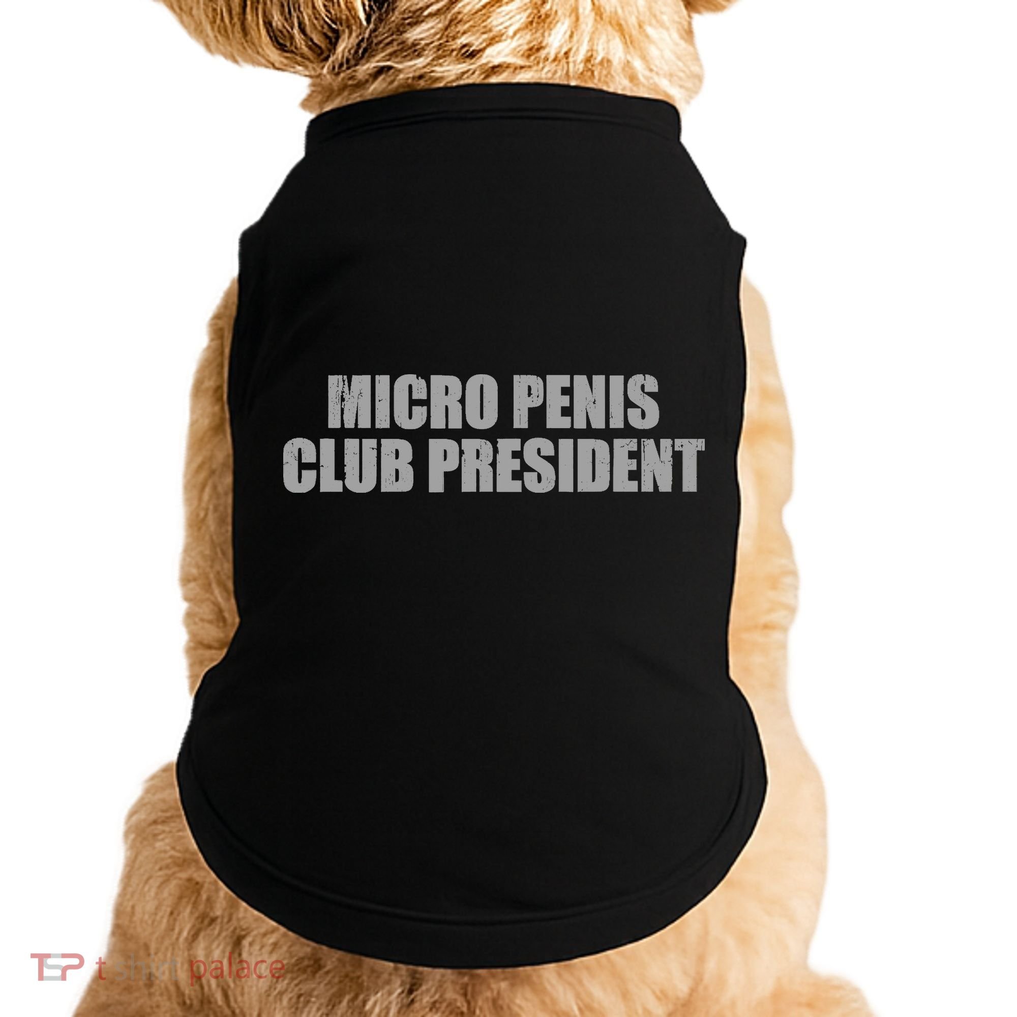Micro Penis Club President Doggie Tank