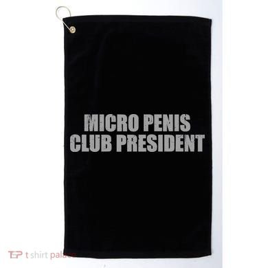 Micro Penis Club President Golf Towel
