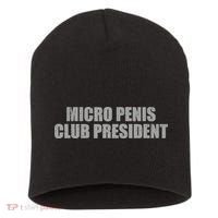 Micro Penis Club President Short Acrylic Beanie thumb 0