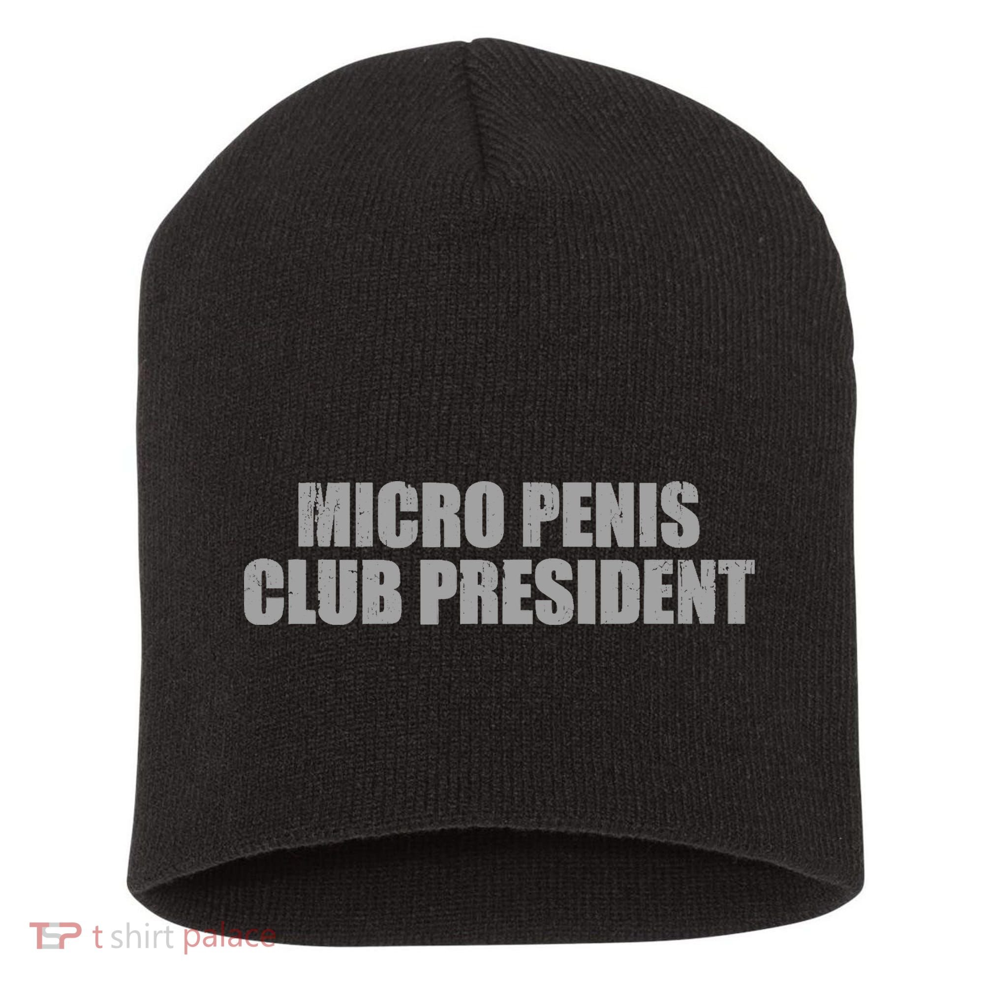 Micro Penis Club President Short Acrylic Beanie