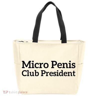 Micro Penis Club President Tote Bag