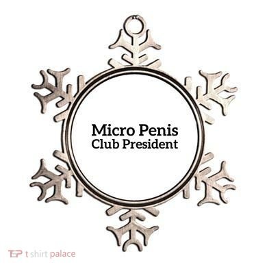 Micro Penis Club President Ornament
