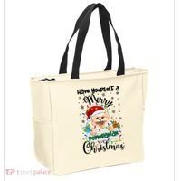 Merry Pomeranian Christmas Pomeranian Xmas Party Meaningful Gift Tote Bag thumb 2