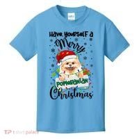 Merry Pomeranian Christmas Pomeranian Xmas Party Meaningful Gift Kids T-Shirt thumb 0