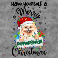 Merry Pomeranian Christmas Pomeranian Xmas Party Meaningful Gift Toddler Hoodie thumb 2