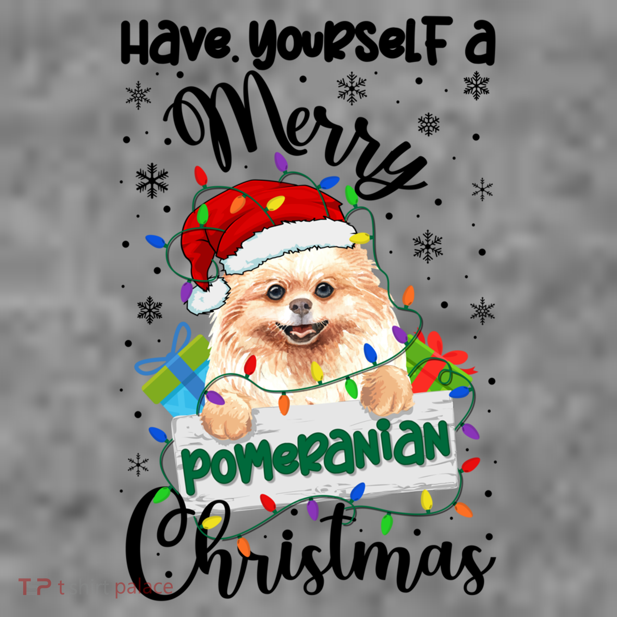 Merry Pomeranian Christmas Pomeranian Xmas Party Meaningful Gift Toddler Hoodie
