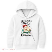 Merry Pomeranian Christmas Pomeranian Xmas Party Meaningful Gift Kids Hoodie thumb 0