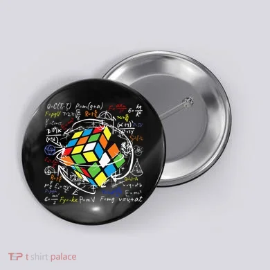 Melting Puzzle Cube Speed Cuber Physics Math Game 80s Retro Button