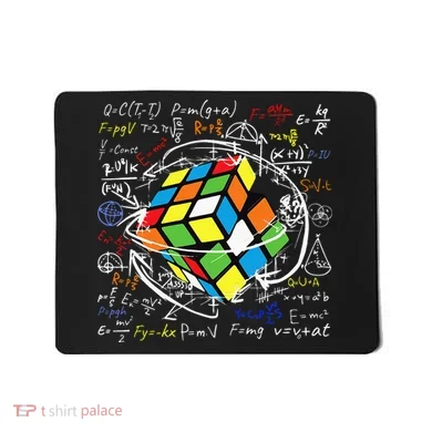 Melting Puzzle Cube Speed Cuber Physics Math Game 80s Retro Mousepad