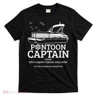 Mens Pontoon Captain Definition Funny Pontoon Boat Boating T-Shirt thumb 0