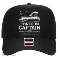 Mens Pontoon Captain Definition Funny Pontoon Boat Boating Hat thumb 0