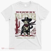 Meowdy Partner Cowboy Cat Vintage Cowboy T-Shirt thumb 0