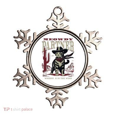 Meowdy Partner Cowboy Cat Vintage Cowboy Ornament