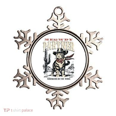 Meowdy Partner Cowboy Cat Vintage Ornament