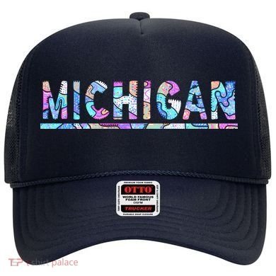 Michigan Patterned Curves Logo Hat