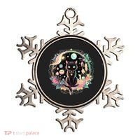 Moon Phases Crystal Witchy Cute Black Cat Kawaii Pastel Goth Ornament thumb 0