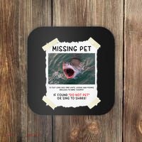Missing Pet Cool Unique Funny Great White Shark Coaster thumb 0