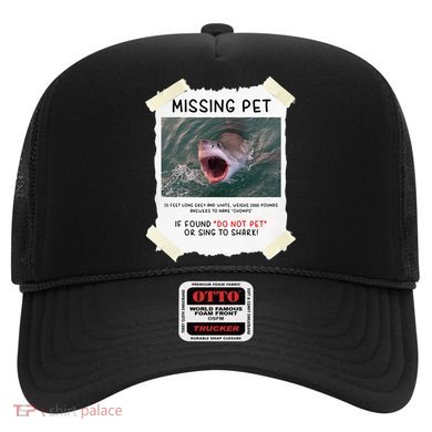 Missing Pet Cool Unique Funny Great White Shark Hat