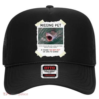 Missing Pet Cool Unique Funny Great White Shark Hat