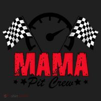 Mama Pit Crew Family Matching Pit Crew Mother's Day Mom Racing Women's Sweatshirt thumb 2