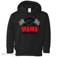 Mama Pit Crew Family Matching Pit Crew Mother's Day Mom Racing Toddler Hoodie thumb 0