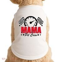 Mama Pit Crew Family Matching Pit Crew Mother's Day Mom Racing Doggie Tank thumb 0