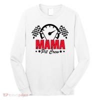 Mama Pit Crew Family Matching Pit Crew Mother's Day Mom Racing Long Sleeve Shirt thumb 0