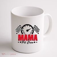 Mama Pit Crew Family Matching Pit Crew Mother's Day Mom Racing Coffee Mug thumb 1