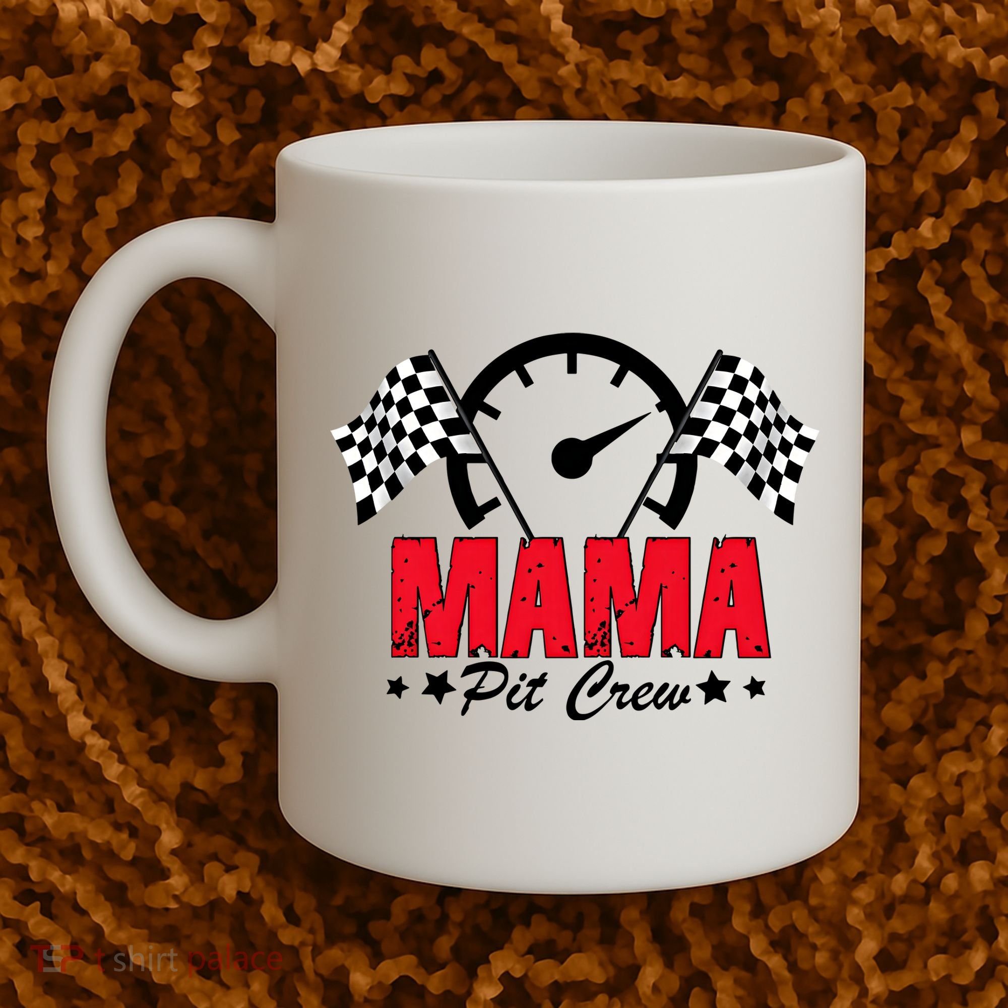Mama Pit Crew Family Matching Pit Crew Mother's Day Mom Racing Coffee Mug