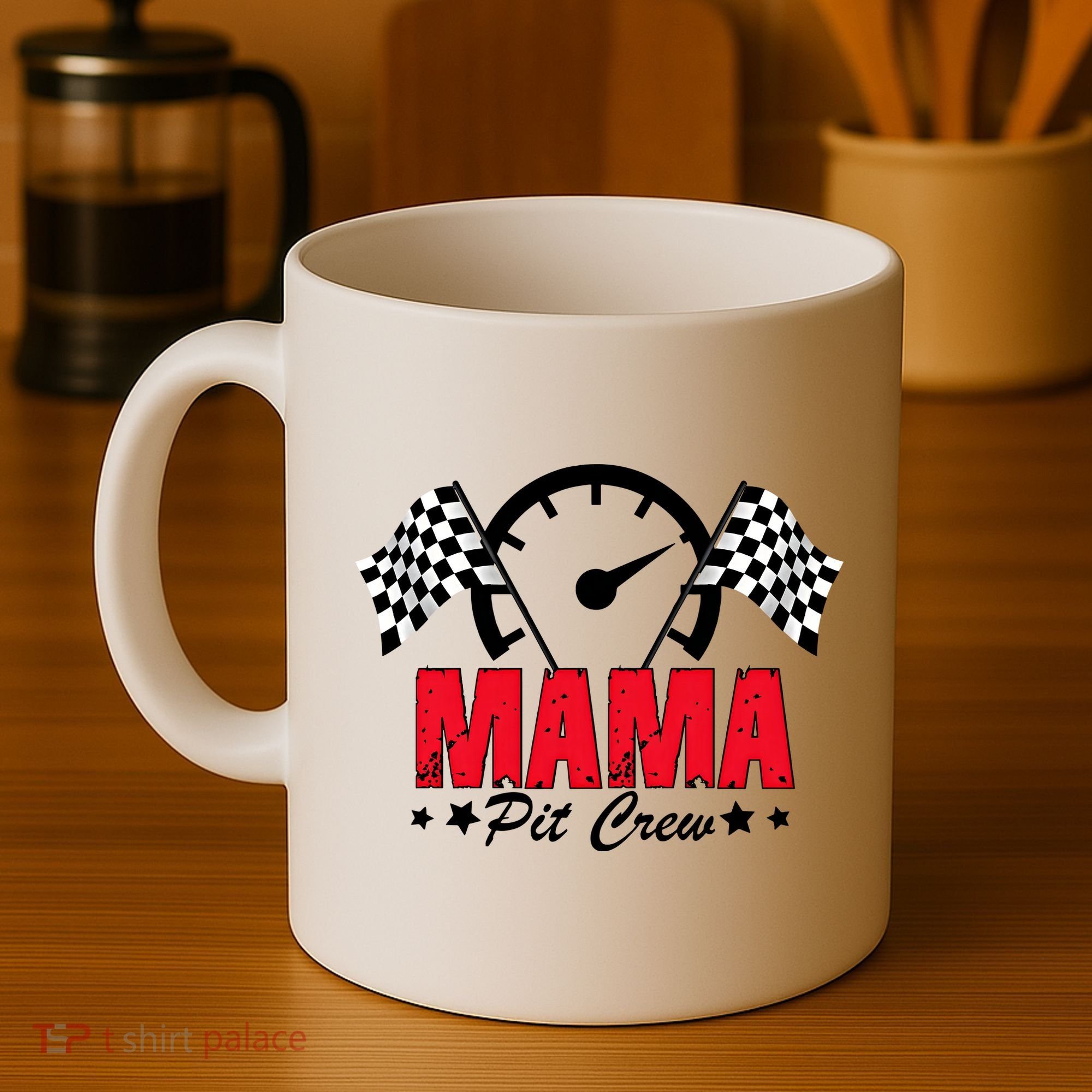 Mama Pit Crew Family Matching Pit Crew Mother's Day Mom Racing Coffee Mug