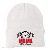Mama Pit Crew Family Matching Pit Crew Mother's Day Mom Racing Beanie thumb 0