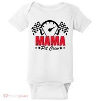 Mama Pit Crew Family Matching Pit Crew Mother's Day Mom Racing Baby Bodysuit thumb 0