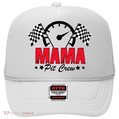 Mama Pit Crew Family Matching Pit Crew Mother's Day Mom Racing Hat