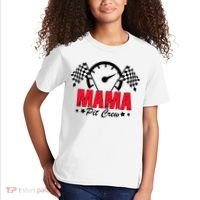 Mama Pit Crew Family Matching Pit Crew Mother's Day Mom Racing Kids T-Shirt thumb 2