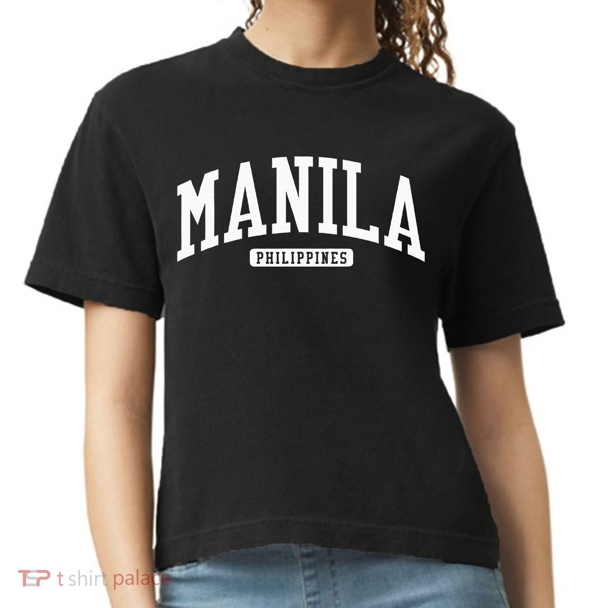 Manila Philippines College University Style Comfort Colors Boxy T-Shirt