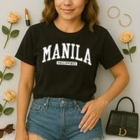 Manila Philippines College University Style Comfort Colors Boxy T-Shirt thumb 2
