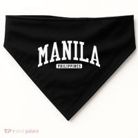 Manila Philippines College University Style USA-Made Doggie Bandana thumb 0