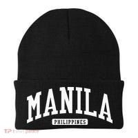 Manila Philippines College University Style Beanie thumb 0