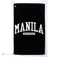Manila Philippines College University Style Golf Towel thumb 0