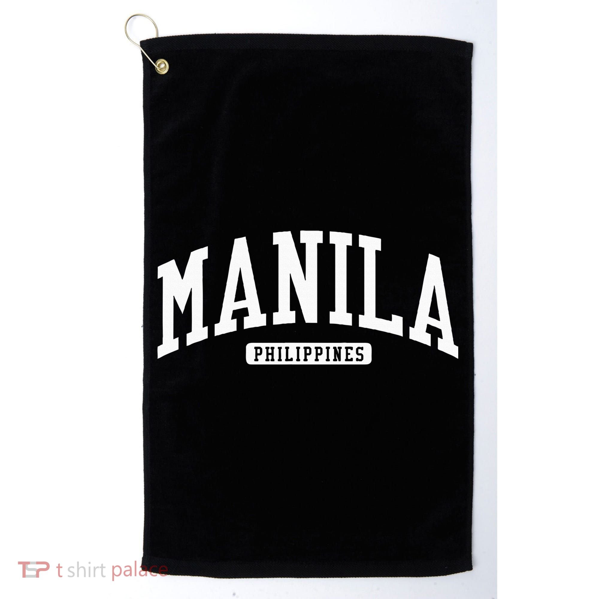 Manila Philippines College University Style Golf Towel