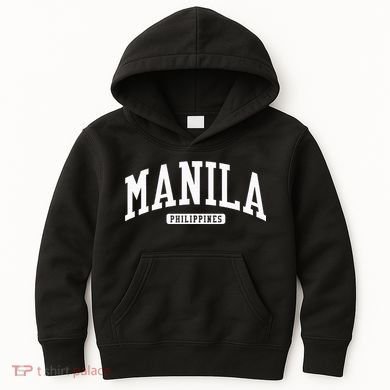 Manila Philippines College University Style Kids Hoodie