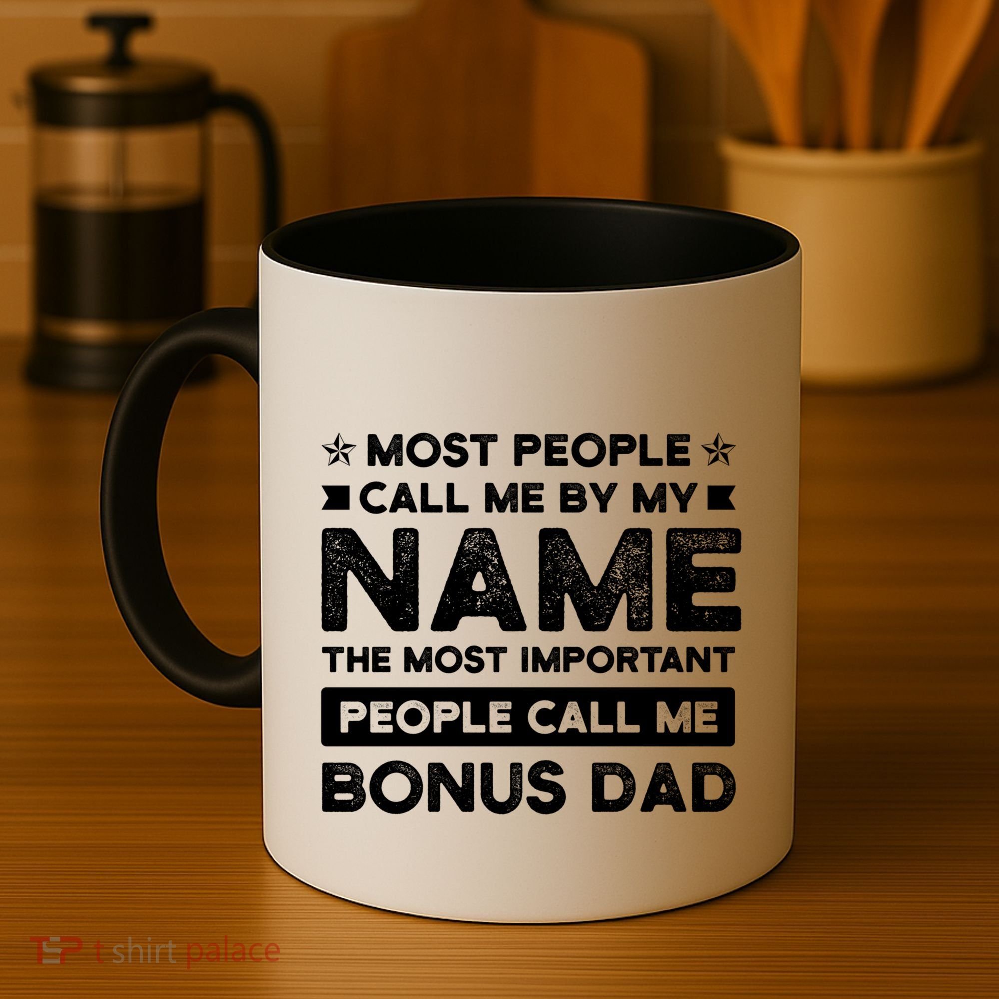 Most People Call Me Bonus Dad Stepson Bonusson Stepdad Meaningful Gift Coffee Mug