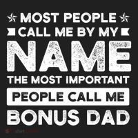 Most People Call Me Bonus Dad Stepson Bonusson Stepdad Meaningful Gift Golf Towel thumb 3