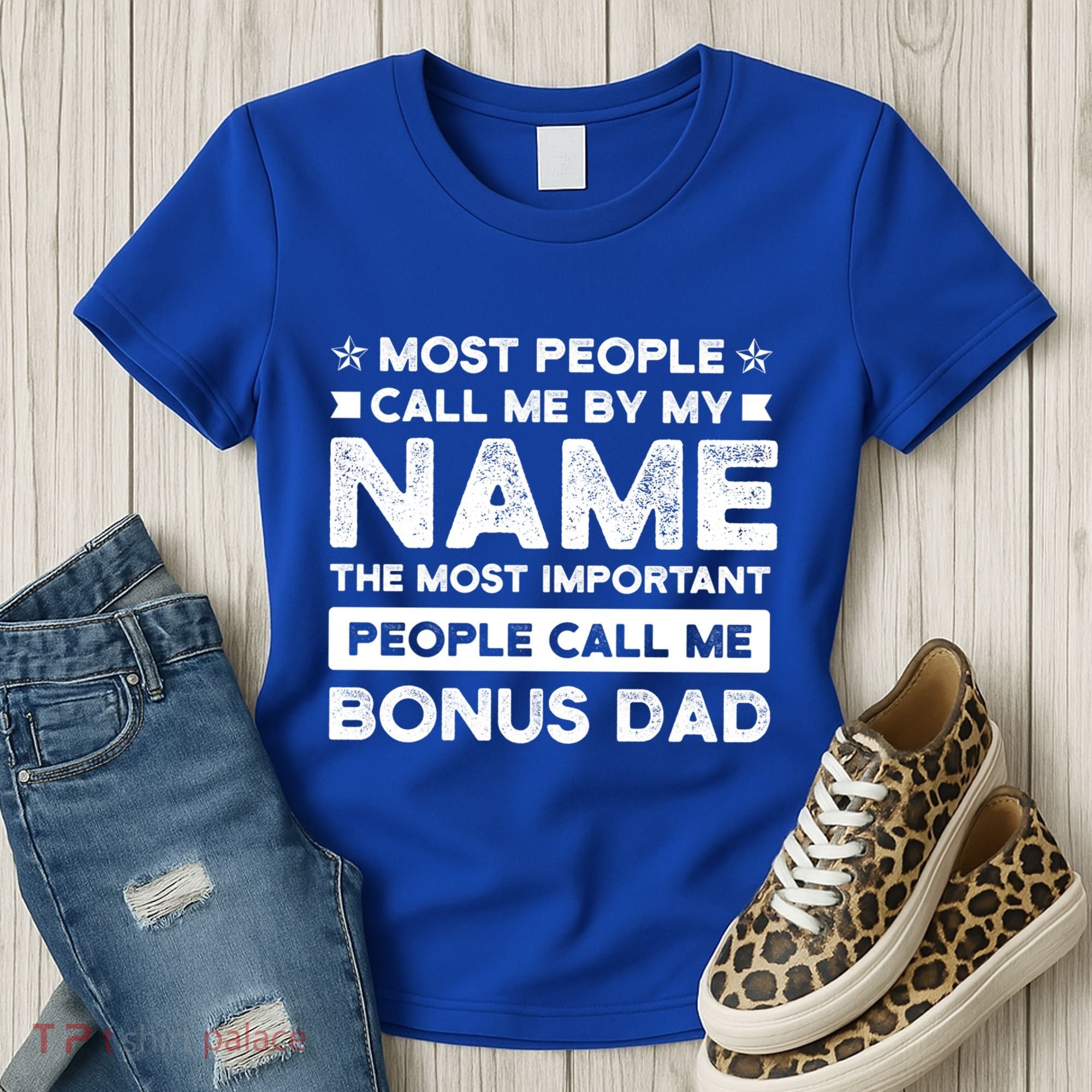 Most People Call Me Bonus Dad Stepson Bonusson Stepdad Meaningful Gift Women's T-Shirt