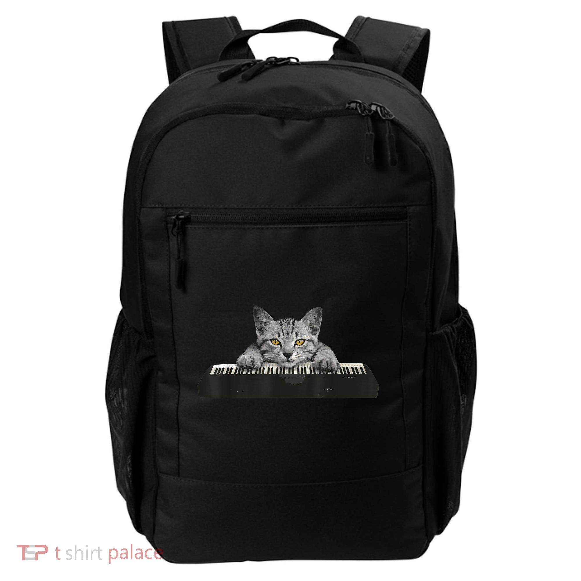 Musician Piano Cat T For Music Lovers Backpack