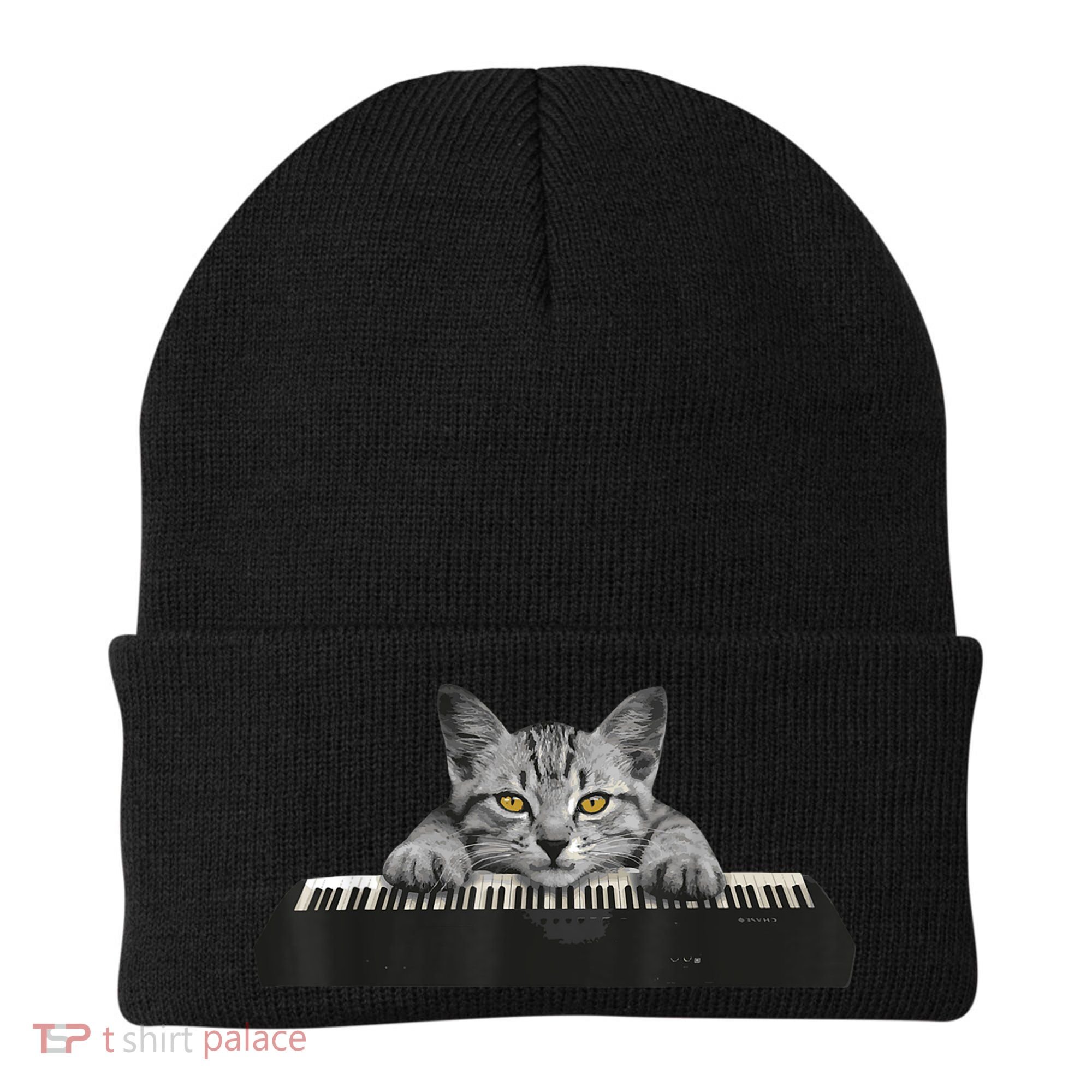 Musician Piano Cat T For Music Lovers Beanie